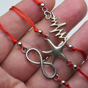 Good Luck Bracelets 3 pieces red string